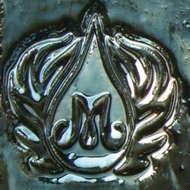 Black Metallic - 16 oz Mayco Raku Glaze